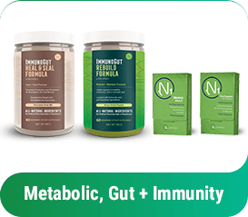 Metabolic, Gut + Immunity supplements